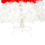Arbre de Noël artificiel 6 pi avec lumière DEL, arbre de Noël artificiel en forme de chapeau de père Noël avec 1050 pointes, arbre Xmax courbé