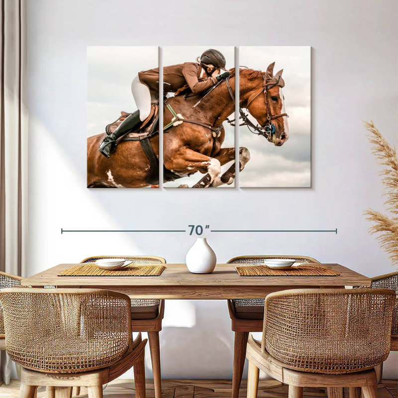 Sireci Equestrian Show Jumping, 36" H x 57" W