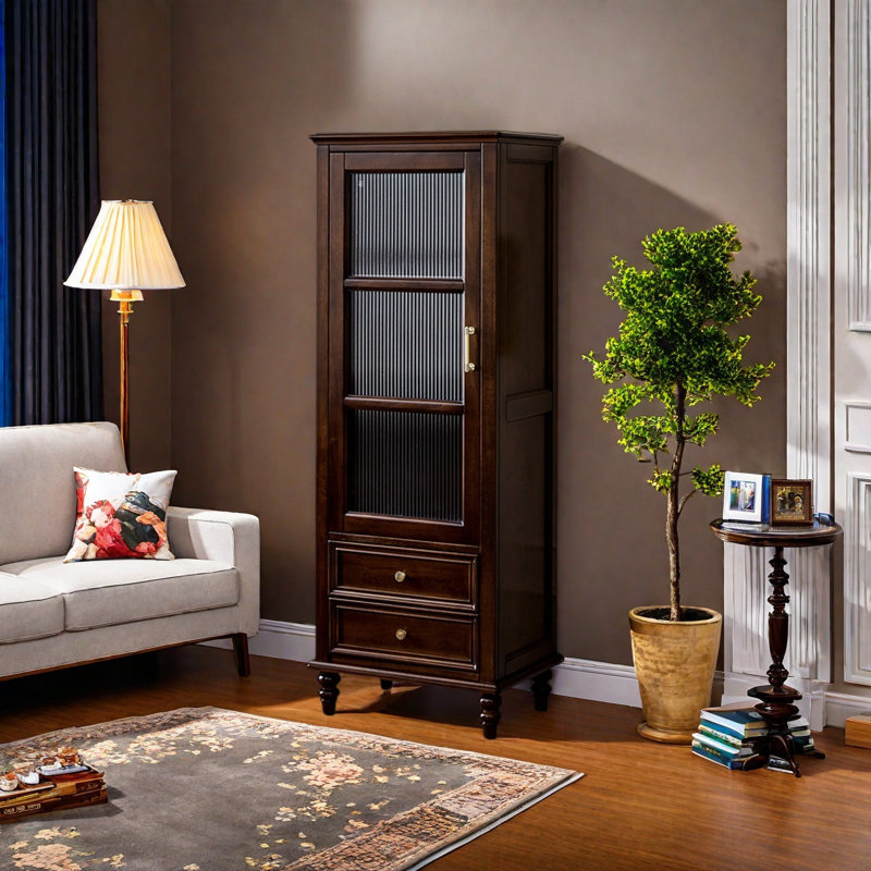 Single-door storage cabinet