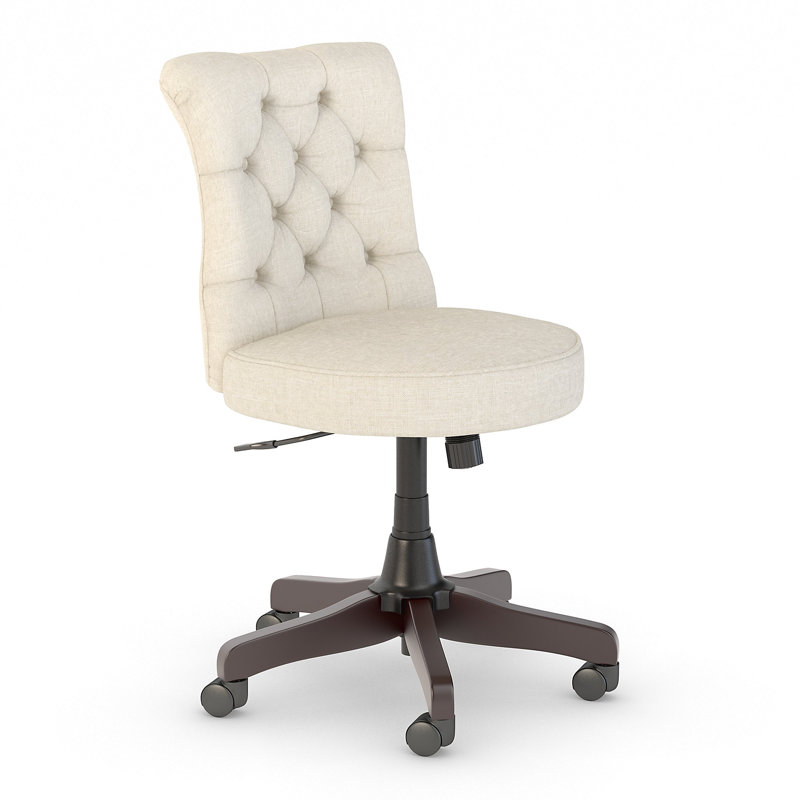 Chaise de bureau Bush, Crème