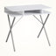 Bureau d'ordinateur Enhaut, bureau à domicile, ordinateur portable, tablettes de rangement, L 31 po, bureau, métal, stratifié, blanc, gris