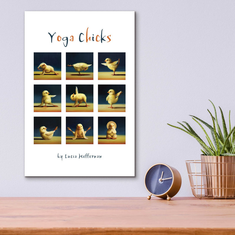 'Yoga Chicks Collage' by Lucia Heffernan