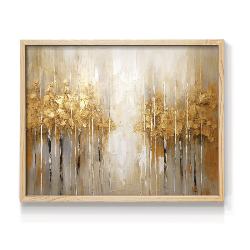 Abstract Series-CXXIII -Framed Print - Restickable, H 11 po x l 14 po, Natural