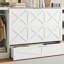 Lit escamotable simple avec tablettes de chevet