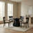 Brosche Mahogany Round Solid Wood Dining Table