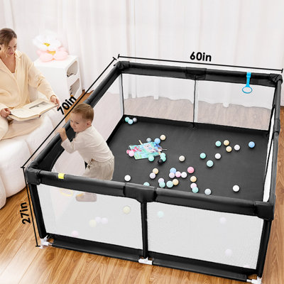 Centre de jeu pour bébé, clôture sécuritaire et portable