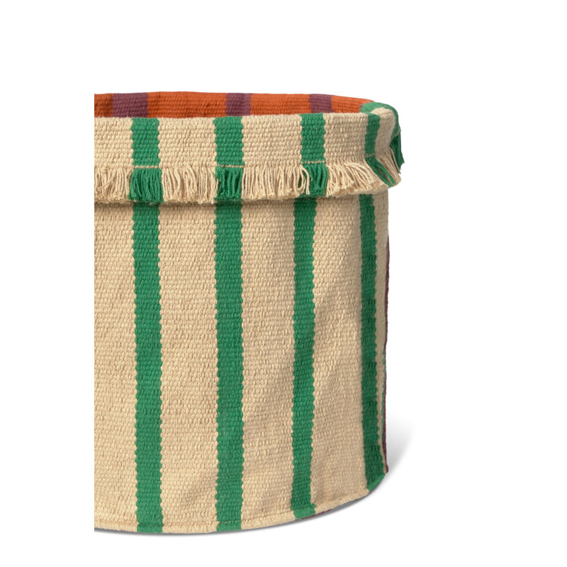 Panier haut, Terre cuite
