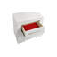 Table de chevet 2 tiroirs Blanca