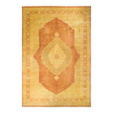 Ohlone One-of-a-Kind Hand-Knotted New Age 12' x 17'8" Wool Area Rug in Brown