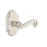 Scroll Privacy (Bed & Bath) Door Lever with Arch Rosette
