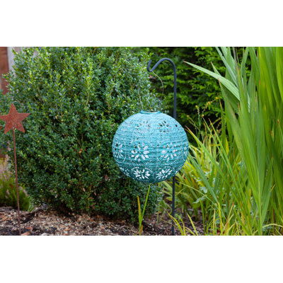 12'' Solar Powered Integrated LED Outdoor Lantern