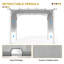10 pi. L 10 pi. D Pergola en acier avec auvent-95110019
