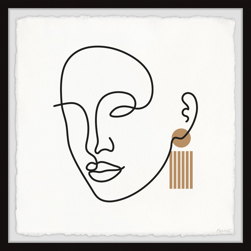 The King''s Mask - Single Picture Frame Print, 30cm H x 30cm W
