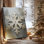 Soft Linen Icicles Whisper-Premium Gallery Wrapped Canvas