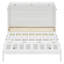 Lit escamotable avec grands tiroirs, style classique, rotin et rangement.-120771387