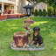 Statue jardinière Rottweiler