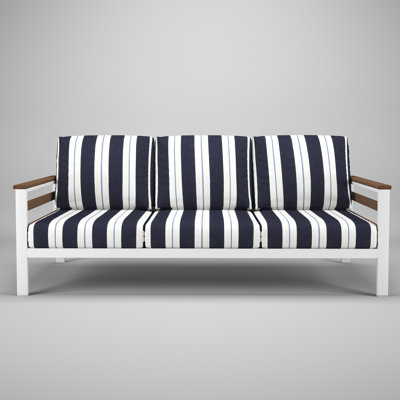 Townsend Metal Outdoor Sofa With Sunbrella Cushion