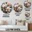 Horloge murale rose Magnolia Symphony III - Floral Magnolias-1169883372