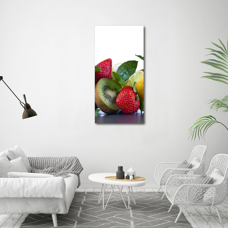 Fruits - Wrapped Canvas Print