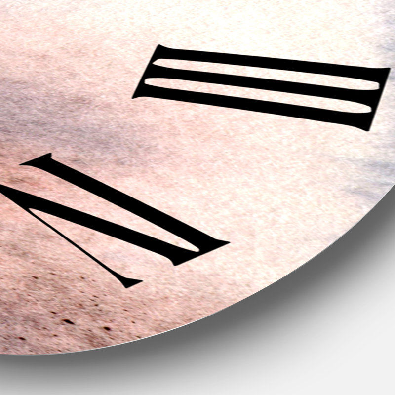 Horloge murale pastel, Surdimensionné