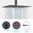 Rain Fixed Shower Head 2.5 GPM GPM-100669306