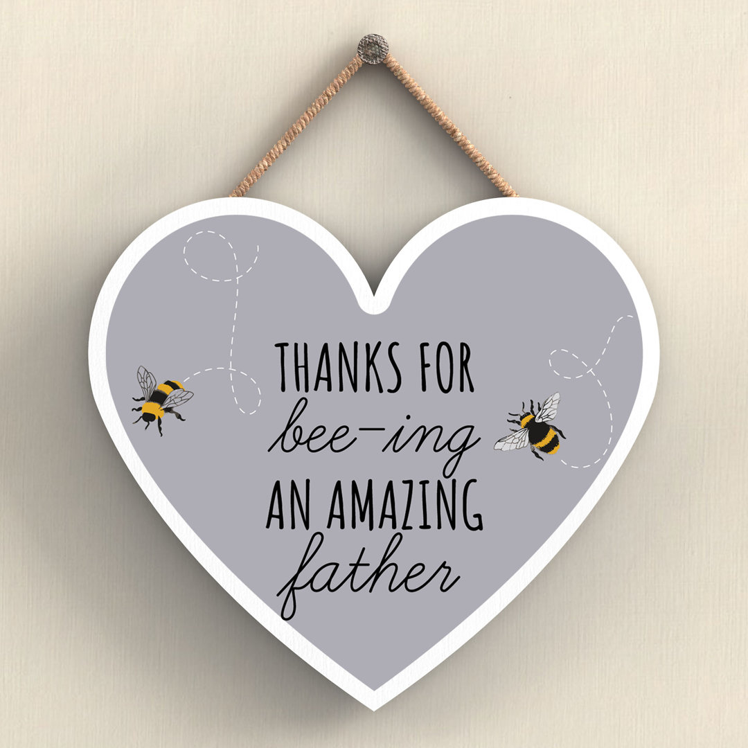 Bee Thanks For Bee-ing Father Wall Décor