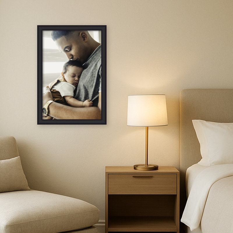 Cadre photo Oliver, 20 x 30, Oliver noir étroit