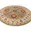Tapis oriental unique tribal brun 9X9