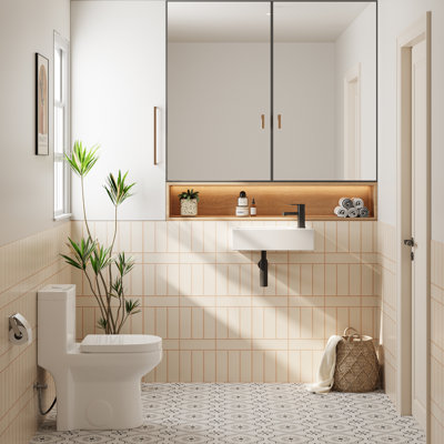Lavabo de salle de bain mural HOROW