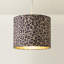 Aljet 20cm H Blended Fabric Drum Lamp Shade ( Slip-On ) in Brown: Cream