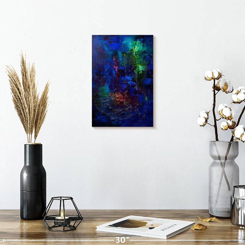 Avery Blue II, 12" H x 8" W