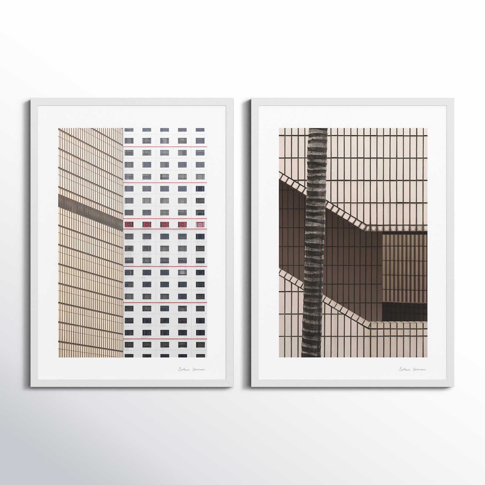 Loui "Hong Kong" Photo Print, White, 38" H x 26.5" W x 1.25" D