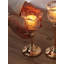 Bougeoir de table en verre 10,43 po H