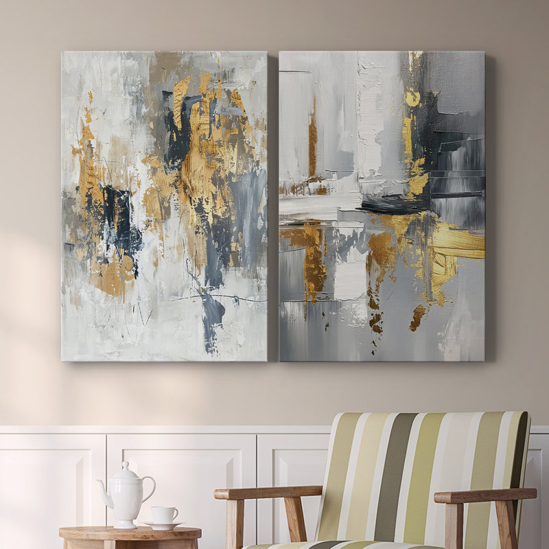 ABSTRACT Series CDLXXXIX-Premium Gallery Wrapped Canvas -Ready to Hang, 18" H x 24" W