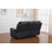 Adele 77.3'' Wide Modern Super Soft Faux Leather Manual Reclining Loveseat-619942110