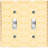 Patterned 2 - Gang Toggle Light Switch Standard Wall Plate
