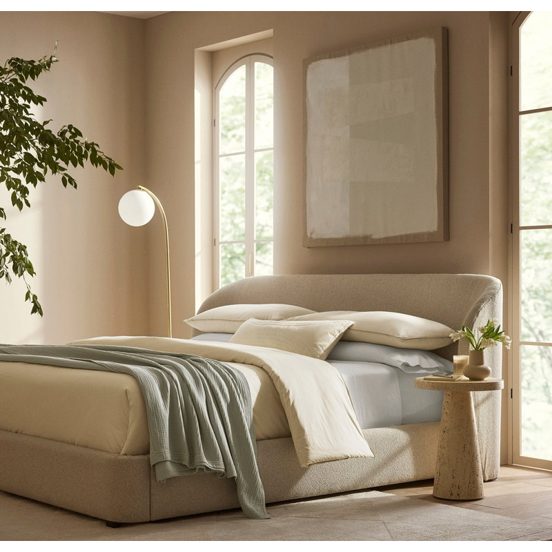 Signature Comforter Set, Full/Queen Comforter + 2 Standard Shams, Cream