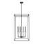 Lustre 8 lumières Gaultier noir mat + or Mordern-123223084