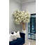 White Cherry Blossom Tree In Matte Planter-1012837688
