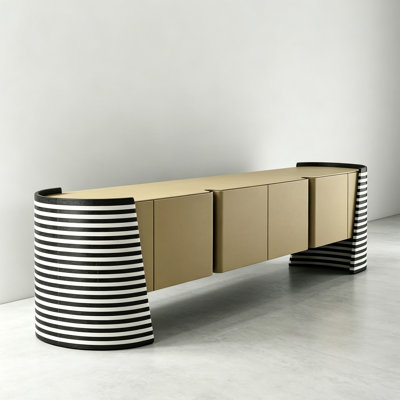 Meuble télé de style moderne et luxueux