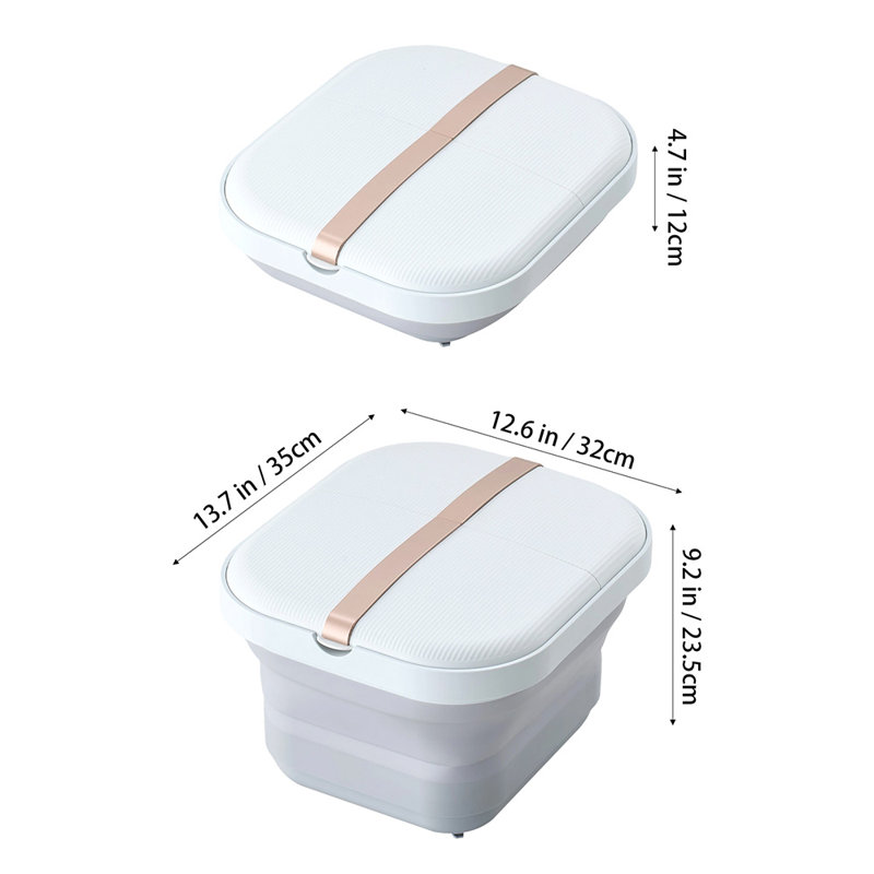 Foldable Foot Spa Massager Pedicure Bath