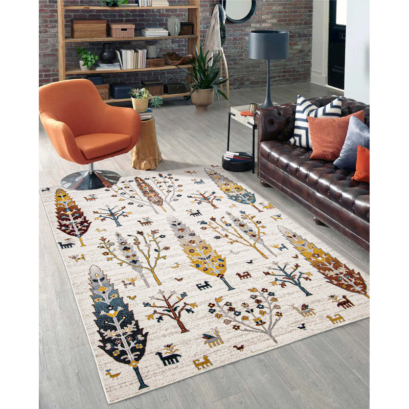 Riayn Indoor Rug, Rectangle 3' x 5'