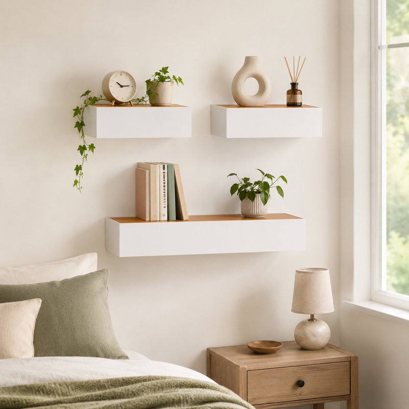 Ensemble de tablettes murales flottantes Modern Modern