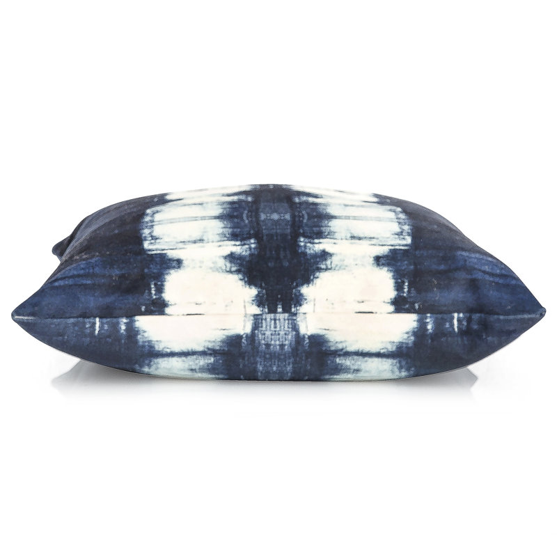 Abstract Velvet Reversible Throw Pillow