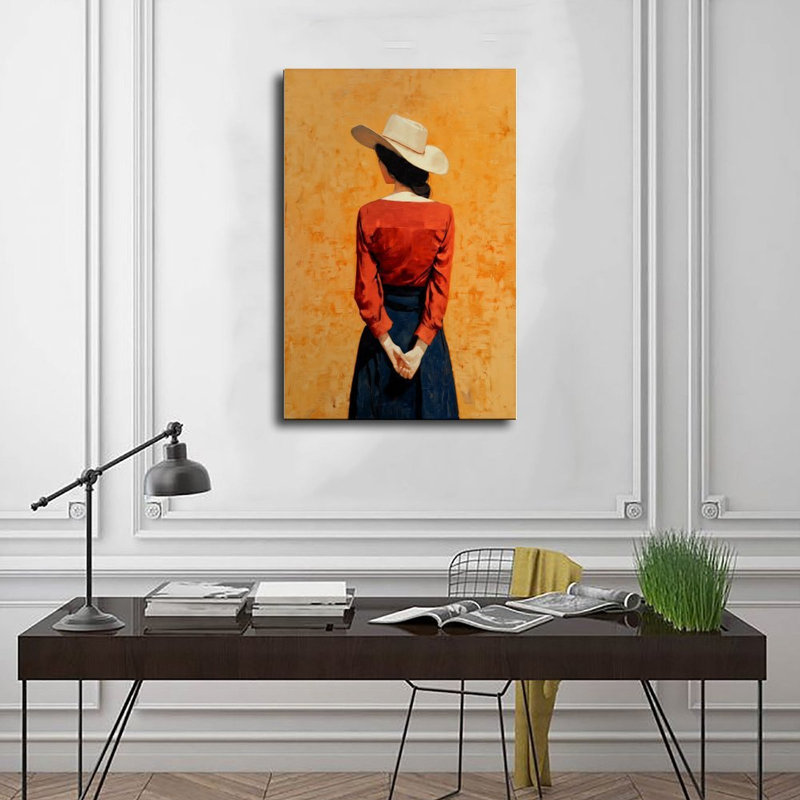 Impression sur toile, impression sur toile de couleur unie sans motif (1), affiche rétro, 16 x 24 po