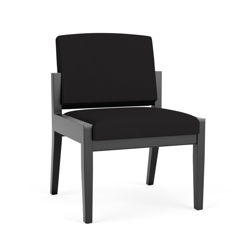 Chaise d’invité Amherst, Noir, Visite libre noire