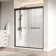 56 In. - 60 In. W X 76 In. H Semi-Frameless Double Sliding Shower Door