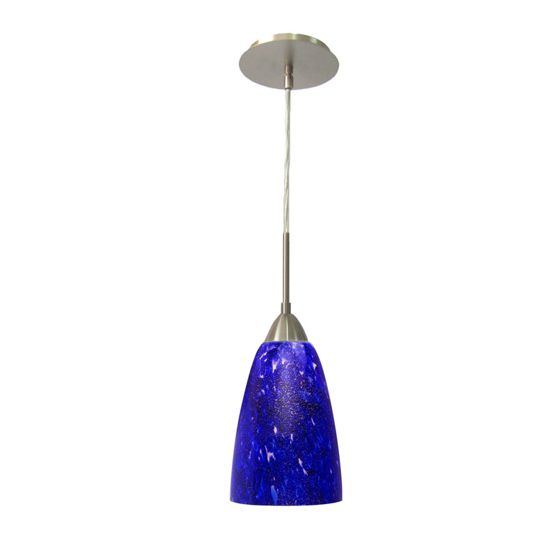 Kellaman 1 - Light Single Pendant, Borealis, Satin Nickel