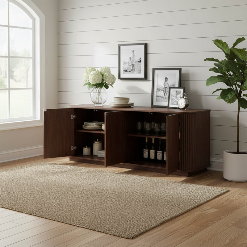 Buffet Modern, Brun