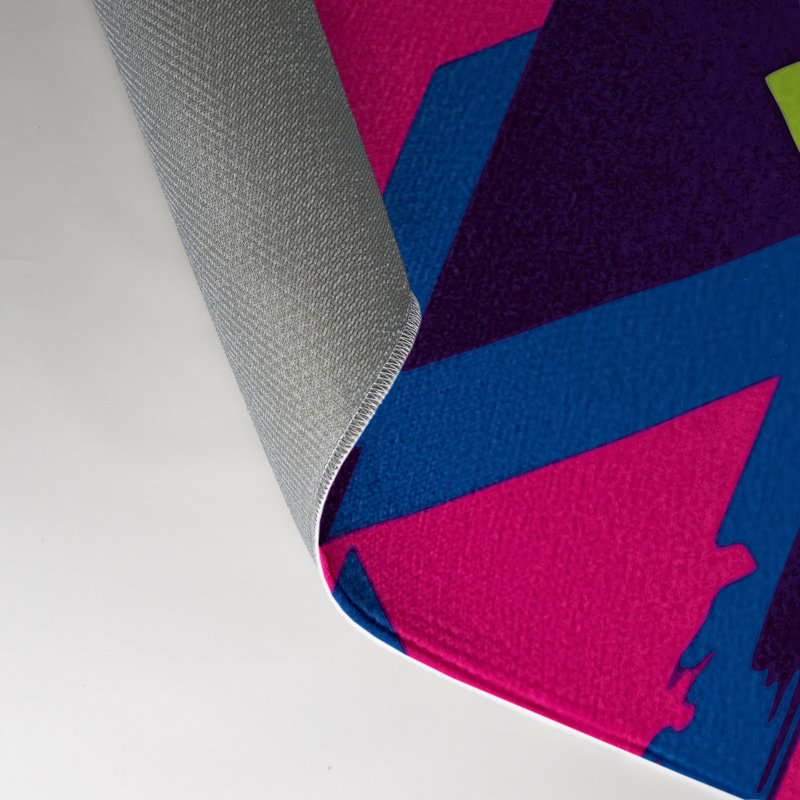 Chromatic Pulse Indoor And Outdoor Area Rug, Rectangle 2' x 3'